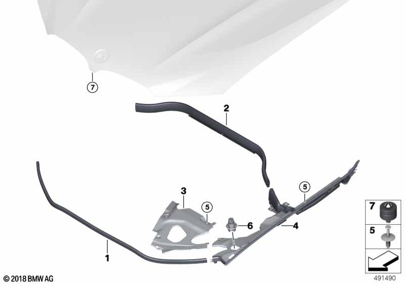 Уплотнители капота