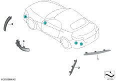 Дополн.указатель поворота/светил.снаружи