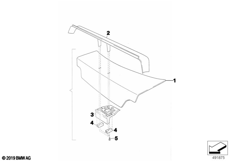 Задний спойлер
