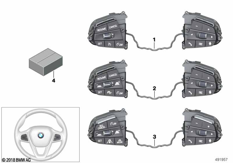 Переключатель рулевого колеса Sport