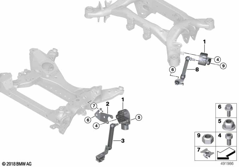 G01 кронштейн датчика дорожного просвета