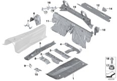 Перегородка баг.отделение/детали днища
