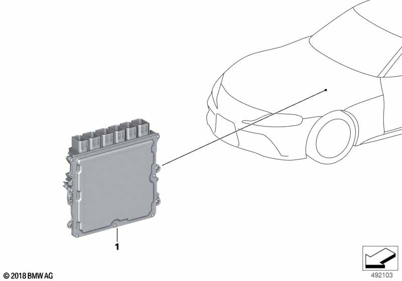 Базовый ЭБУ DME 86T0