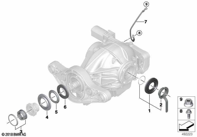 детали редуктора заднего моста