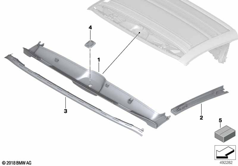 Складной верх, накладки
