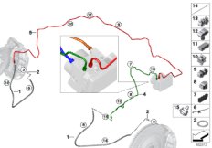 Трубопровод тормозного привода Пд