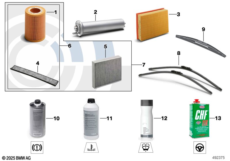 Воздушный фильтр F25/F10 B47