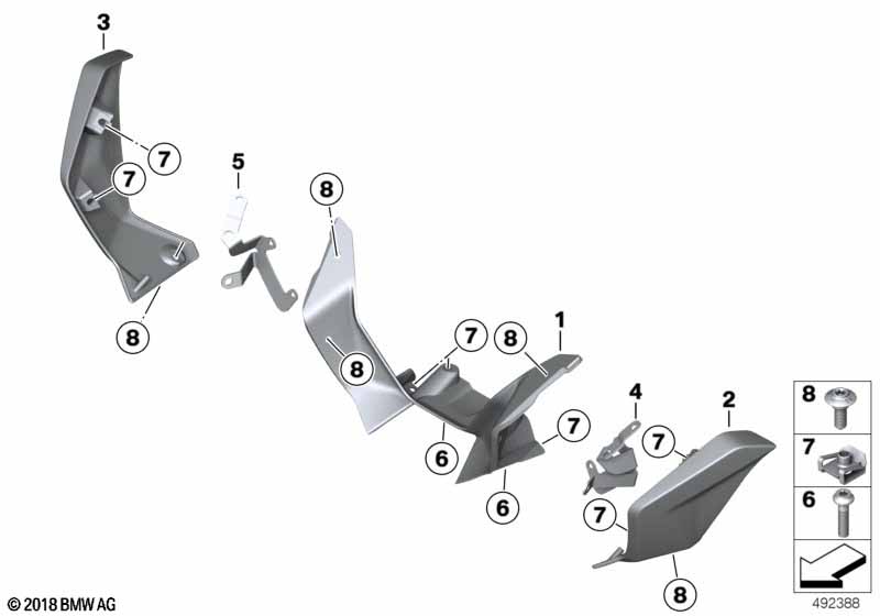 Передний спойлер