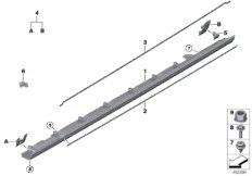 Накладка порог / арка колеса