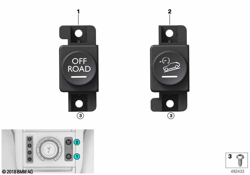 Переключатель Offroad / HDC