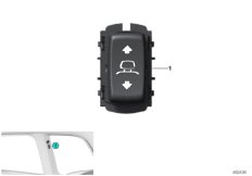 Переключат. регулир. высоты подголовника