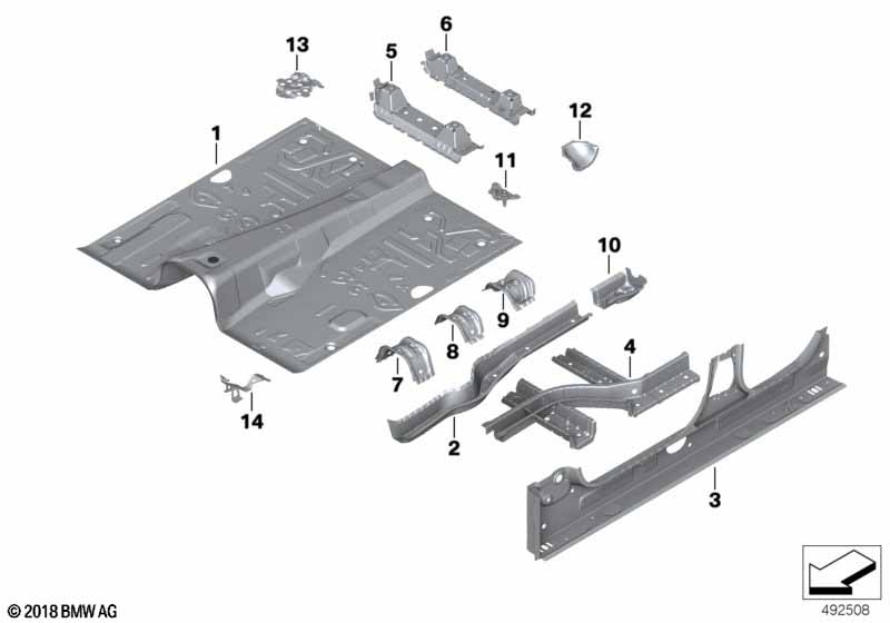 Нижние детали кузова