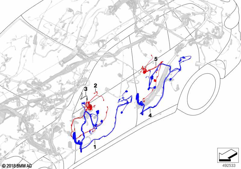 Жгуты проводов двери