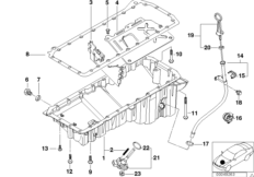 Масляный картер/маслоизмерит.приспособл.