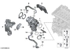 Турбонагнетатель со смазкой
