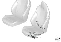 Пучок проводов сиденья с ручн.приводом