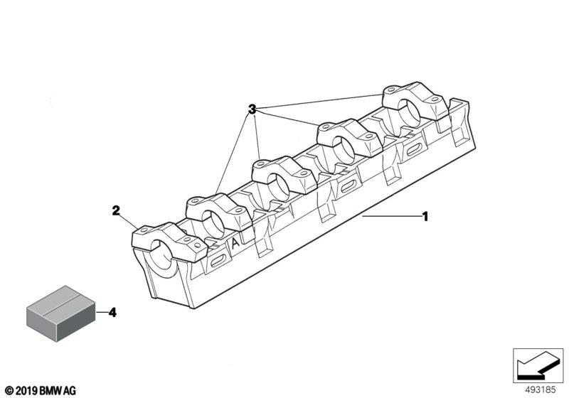 Головка блока ц./промеж.часть картера