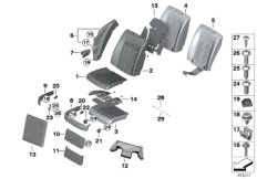 Набивка и обивка сиденья пов.комф.Зд