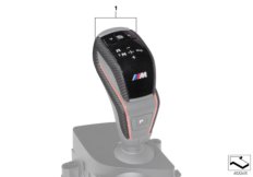 Накладк.селектора передач M Performance