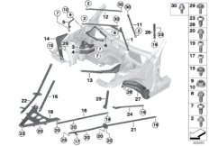 Элемент усиления передней части кузова