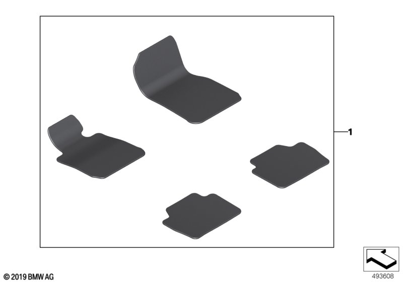 Ножные коврики Individual, KA552