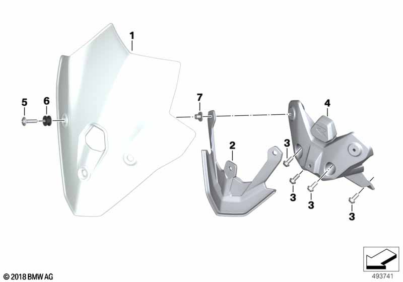 Ветрозащитный щиток высокий
