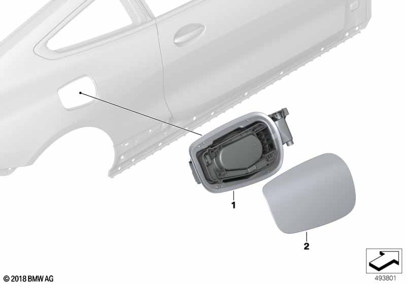 Заслонка заливного отверстия