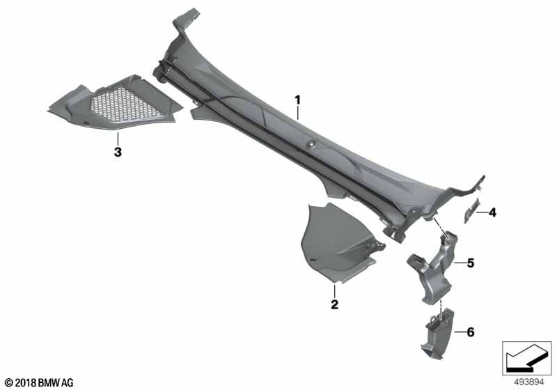Обшивка обтекателя Наруж