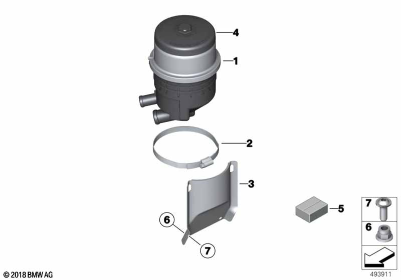 Хомут крепления шланга