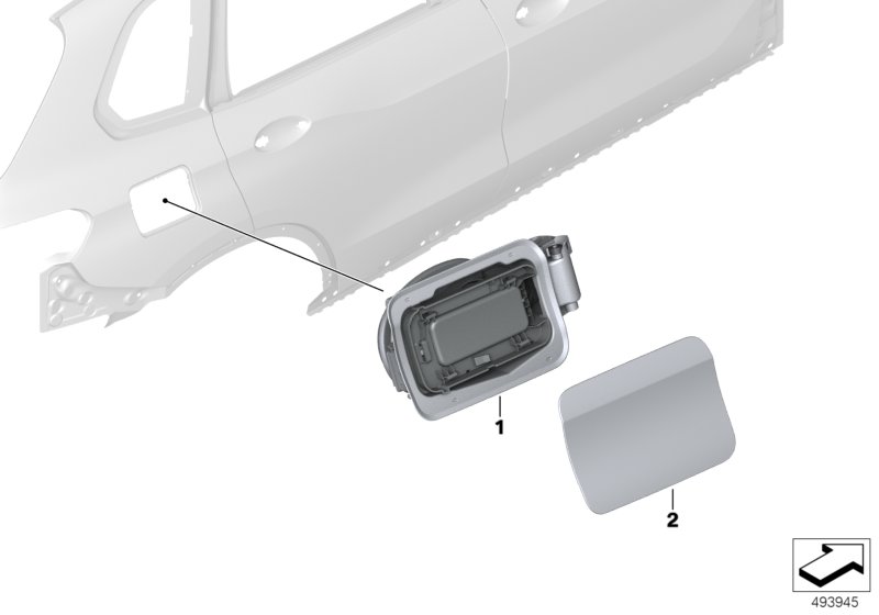 Заслонка заливного отверстия