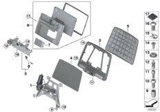 Переднее сиденье, задняя панель II