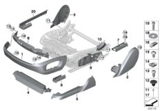 Сиденье Пд накладки сиденья