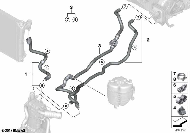 Шланги ОЖ автономной системы отопления