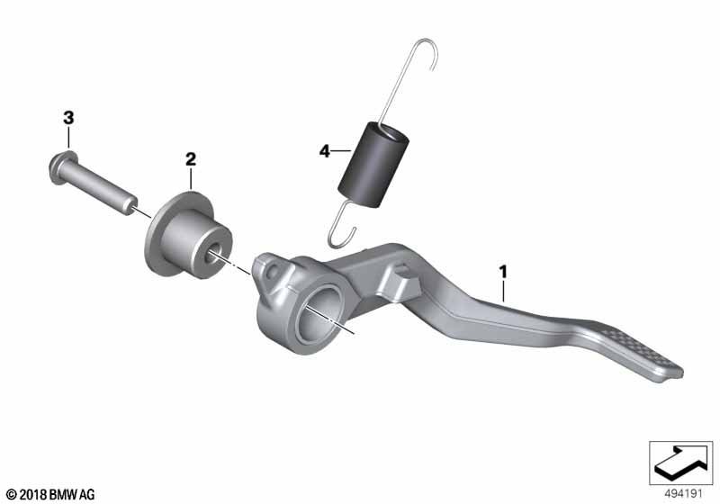 Педаль тормоза