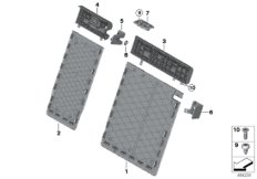 Задн.сид., накладки на спинку баз.сид.