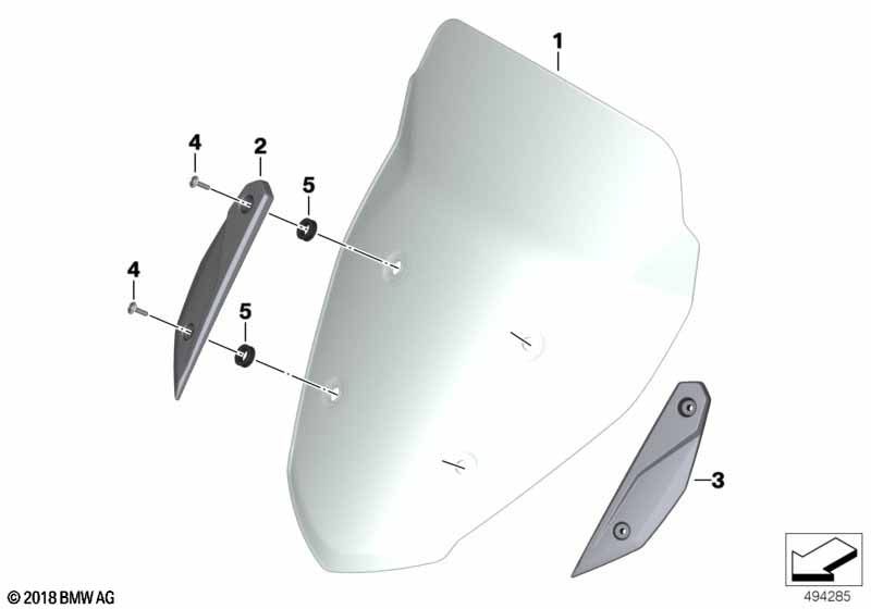 Ветрозащитный щиток / крепление