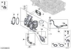 Турбонагнетатель со смазкой