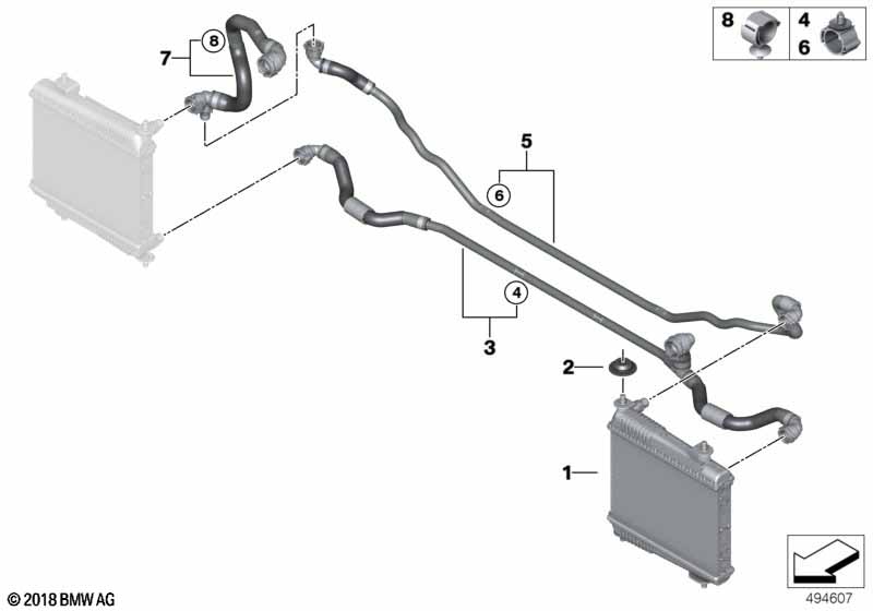 вынесенный радиатор ОЖ