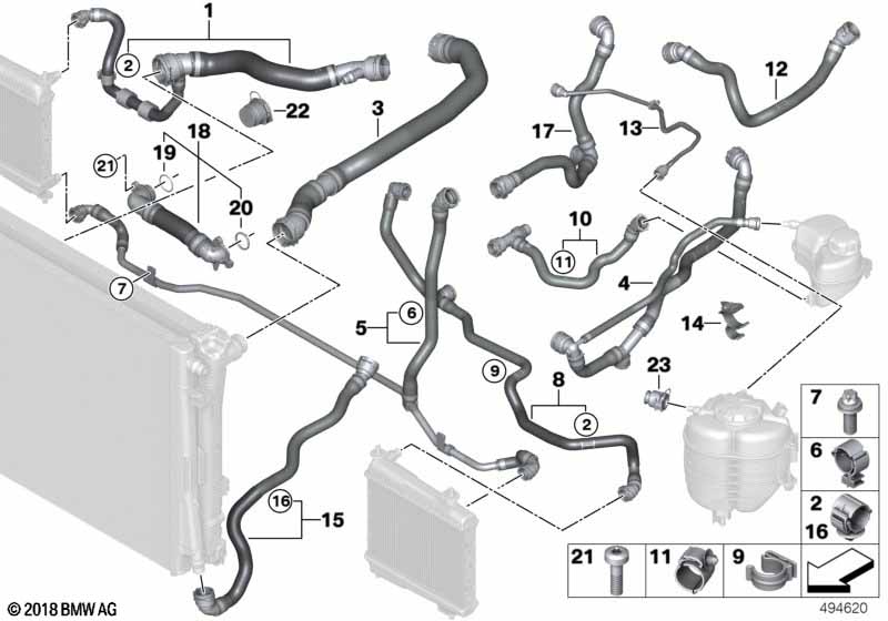 Шланги системы охлаждения