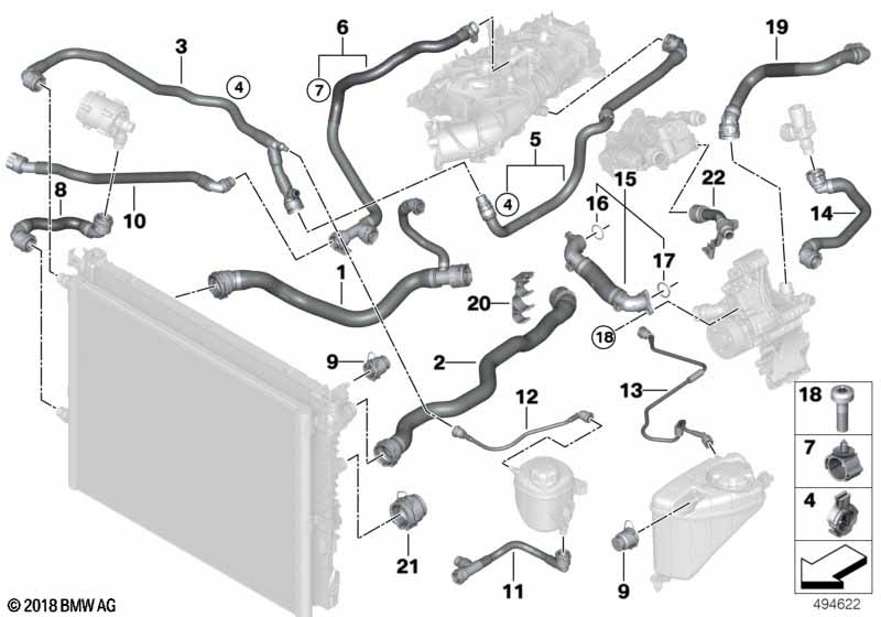 Шланги системы охлаждения