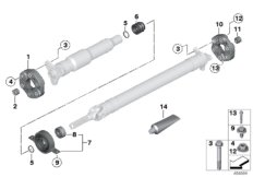 Детали карданного вала, полноприводный