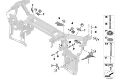 Кронштейн щита передка