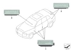 Светильники освещения салона