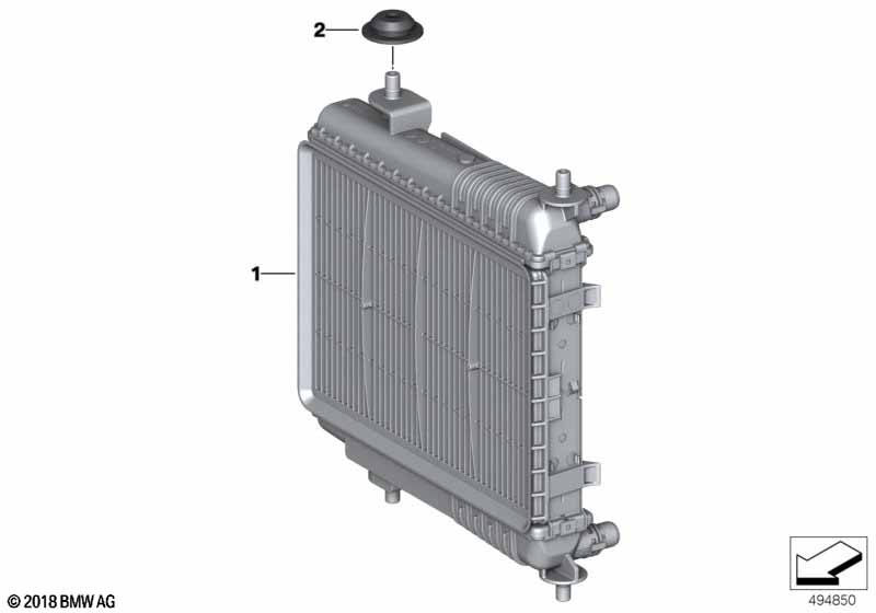 вынесенный радиатор ОЖ