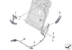 Электрооборудование и приводы сиденья Зд