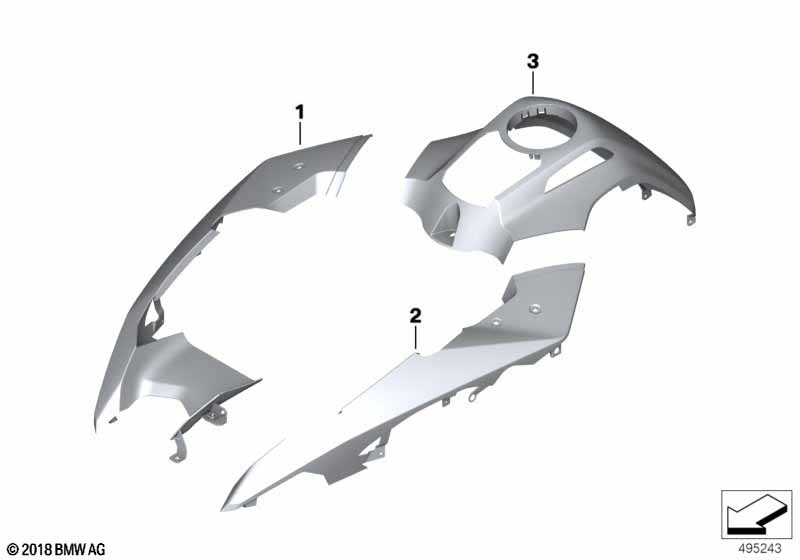 Окрашенные детали WND2 Black Storm met.