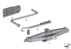Бортовой инструмент/ домкрат