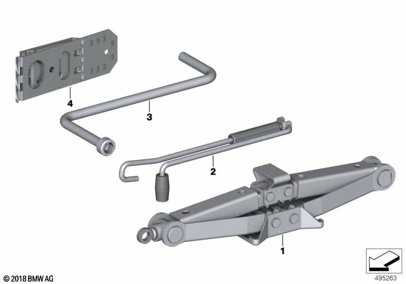 Бортовой инструмент/ домкрат