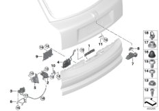 Система замков багажной двери