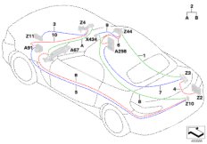 Кабель питания, основной жгут проводов